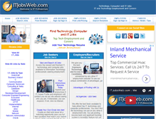 Tablet Screenshot of itjobsweb.com